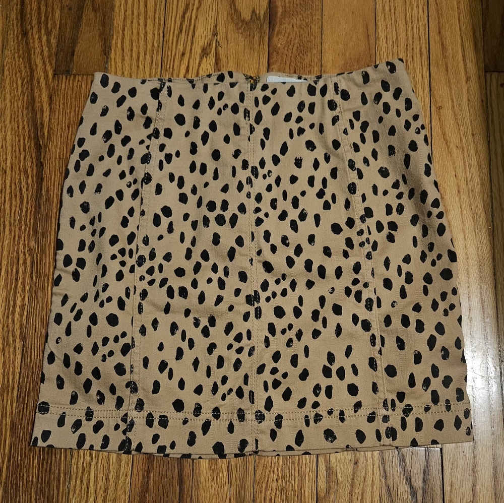 JOLT Leopard Print Mini Skirt
